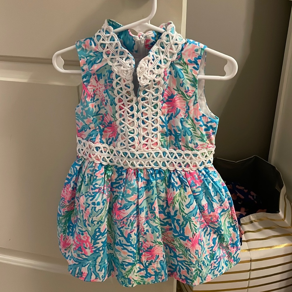 NWOT attached Mini Franci dress in Coral Bay Small